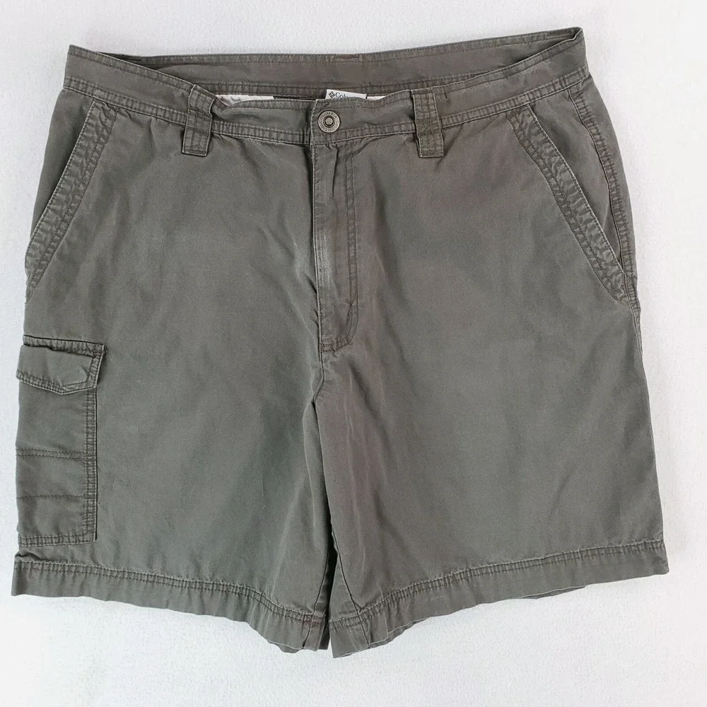 Columbia Shorts Mens 38 Gray Cargo Utility Field Hiking‎ Outdoor 9